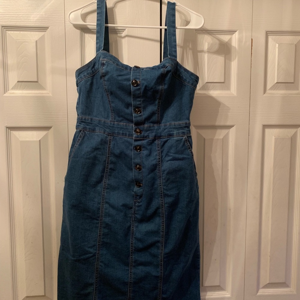 Denim dress